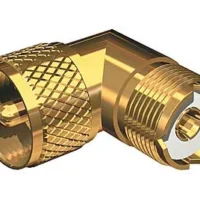 Shakespeare Right Angle PL259 To SO239 Adapter Gold Plated