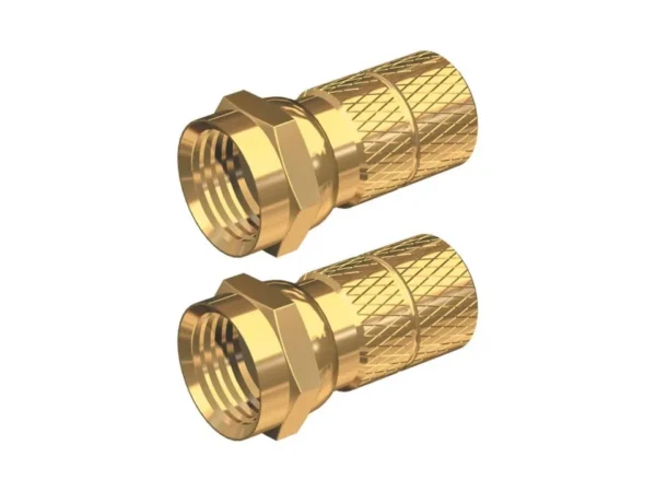 Shakespeare TV1060 SCREW-ON F Connector (2-PAK)