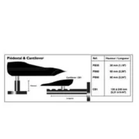 Simrad CB1 Cantilever Bracket