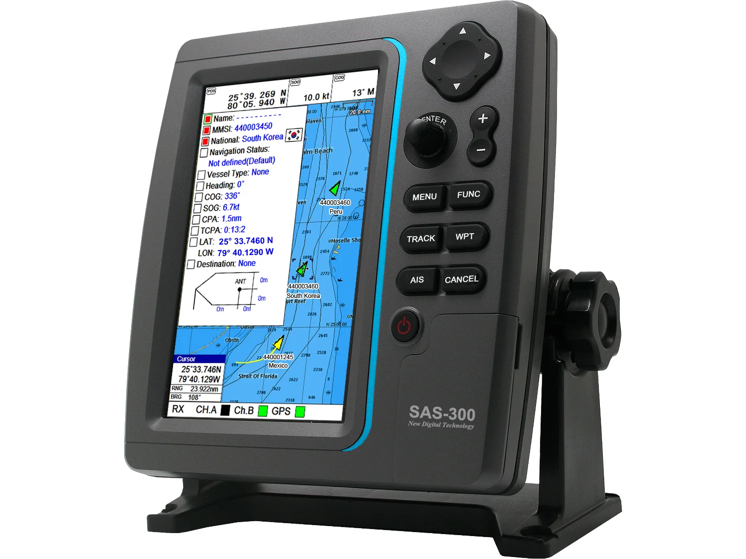 SITSAS3004 Sitex SAS-300 Class B SODTMA AIS With External GPS Antenna - Image 1