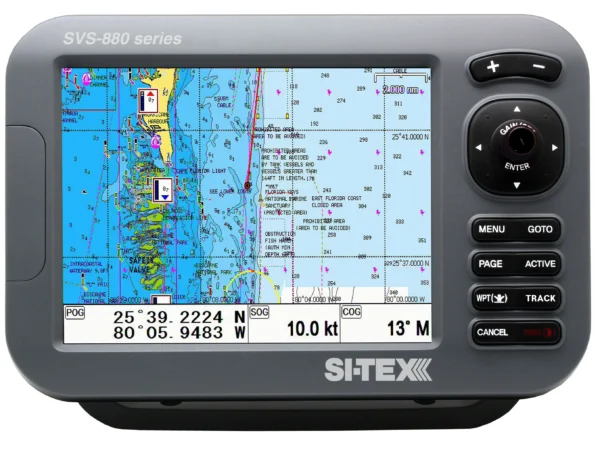 Sitex SVS-880C+ 8in Color Chartplotter With External Antenna