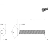 Sea Swivel Stainless Bolt 3/4-10 4in Long