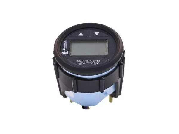 TH Marine Hydraulic Gauge Kit Fits Atlas 4 & 8in Jack PLates Black Bezel