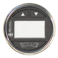 TH Marine Hydraulic Gauge Kit Fits Atlas 4 & 8in Jack PLates Stainless Steel Bezel