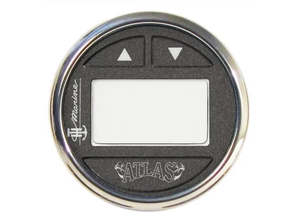 TH Marine Hydraulic Gauge Kit Fits Atlas 6,10,12 & 14in Jack Plates, Stainless Steel Bezel