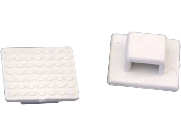 Weld Mount AT-3 Wire Tie Mount, Small White 500 Pack AT-3-500