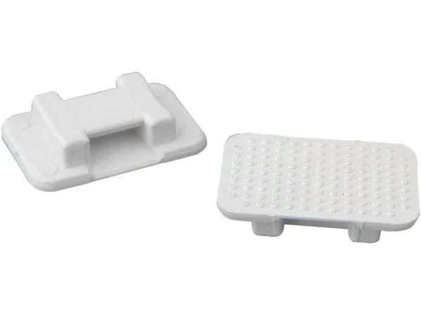 Weld Mount AT-5 Wire Tie Mount, Large White 500 Pack AT-5-500