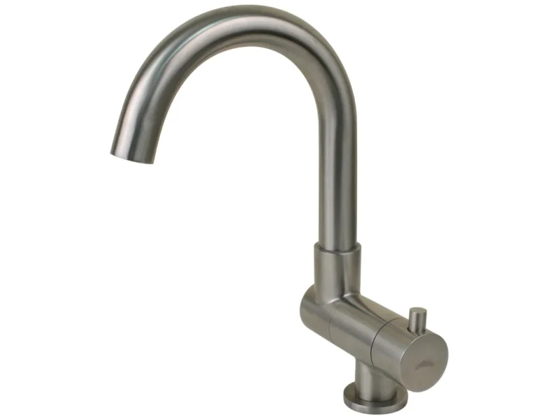 Scandvik Nordic Folding Stainless Steel J-Spout Tap