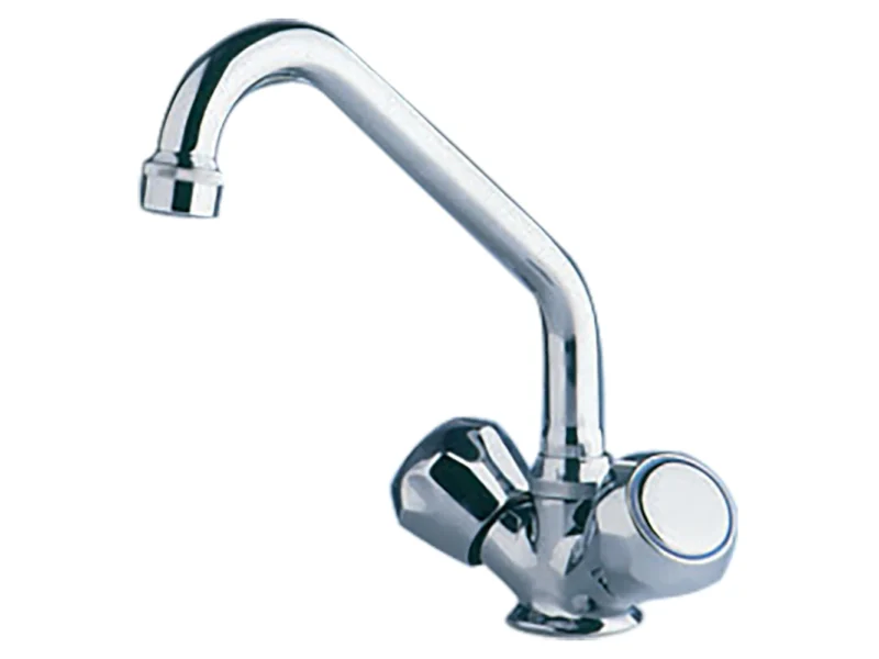 Scandvik Chrome Galley Mixer w/Swivel Spout