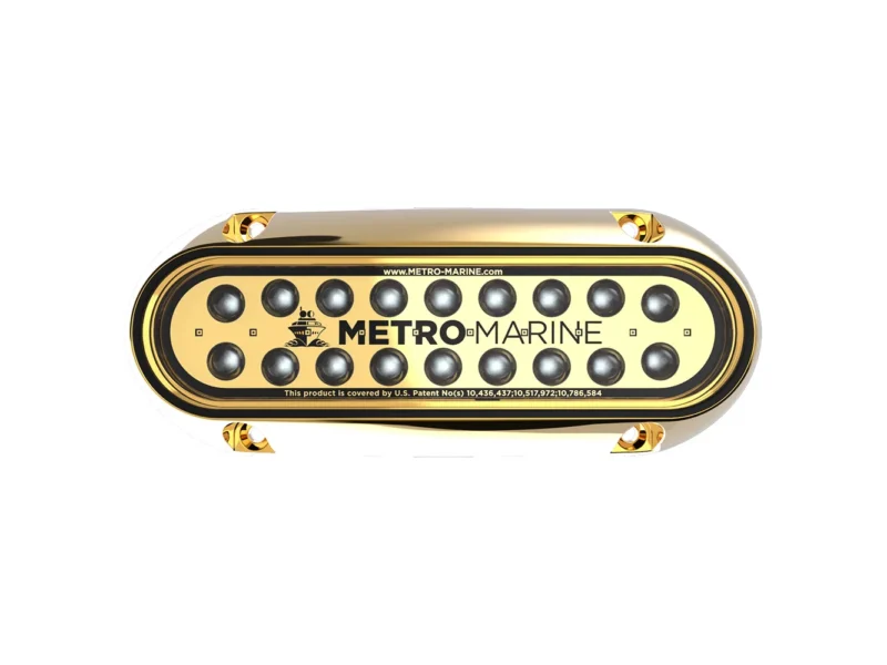 Metro Marine High-Output Elongated Underwater Light w/Intelligent Monochromatic LED's - Blue, 45° Beam