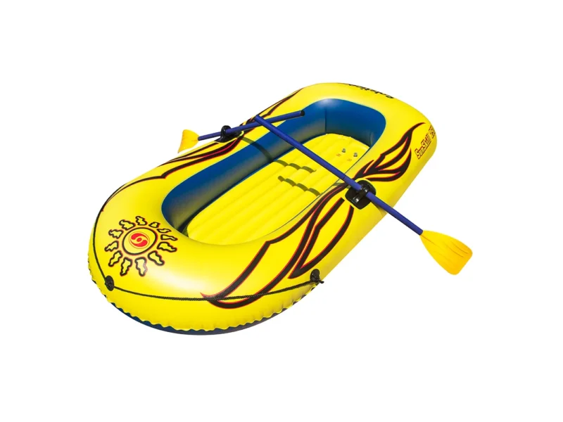 Solstice Watersports Sunskiff 2-Person Inflatable Boat Kit w/Oars & Pump