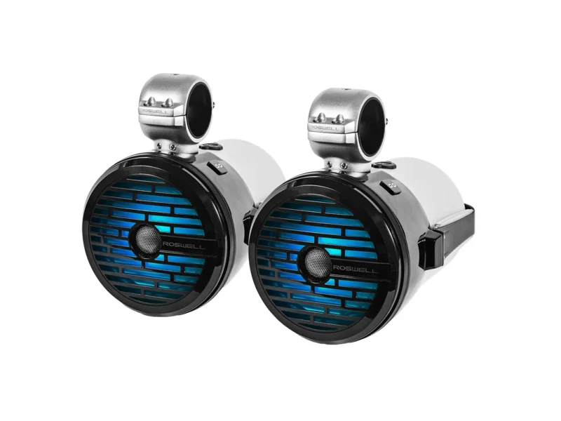 Roswell R1 8” Tower Speakers - Black - 100W RMS & 200W Peak Power