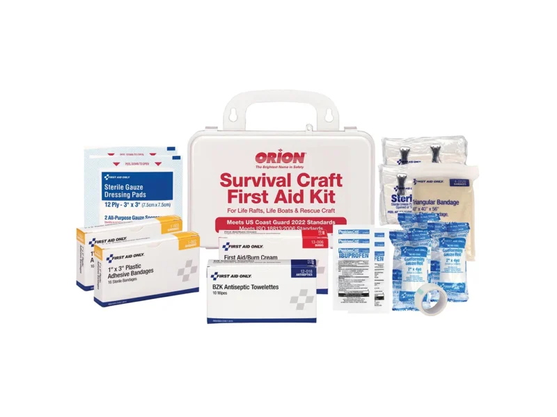 Orion Survival Craft First Aid Kit - Hard Plastic Case