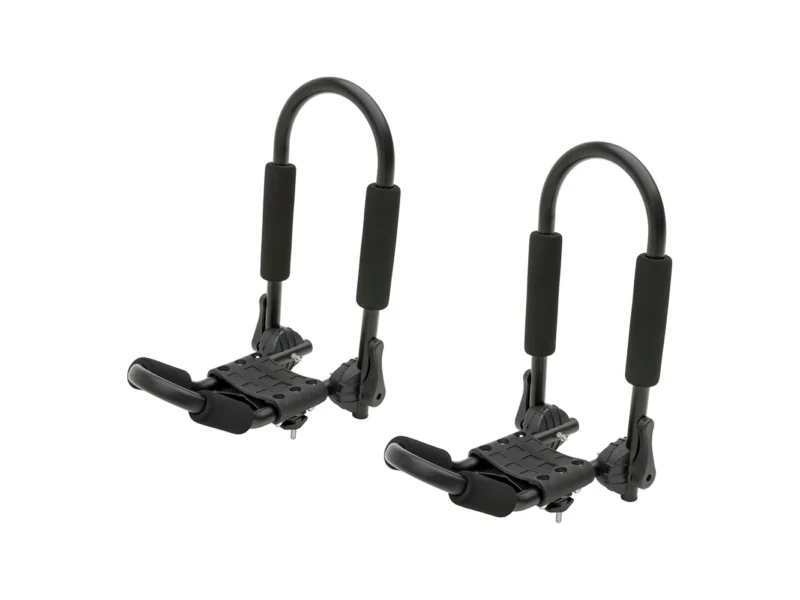 CURT Adjustable Aluminum Roof Rack Kayak Holders