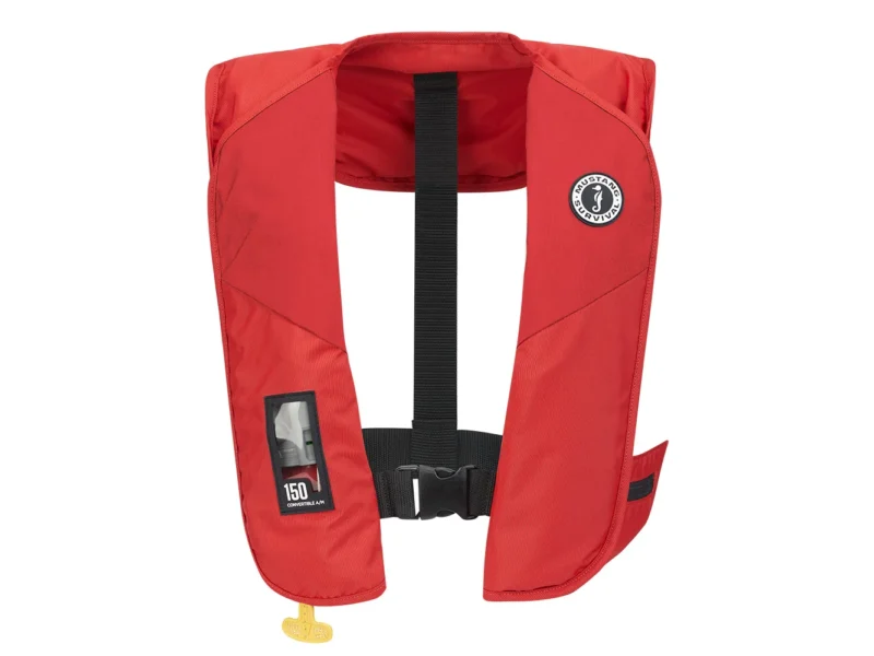 Mustang MIT 150 Convertible Inflatable PFD - Red