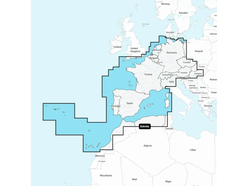 Navionics NAEU646L - Europe, Central & West - Navionics+