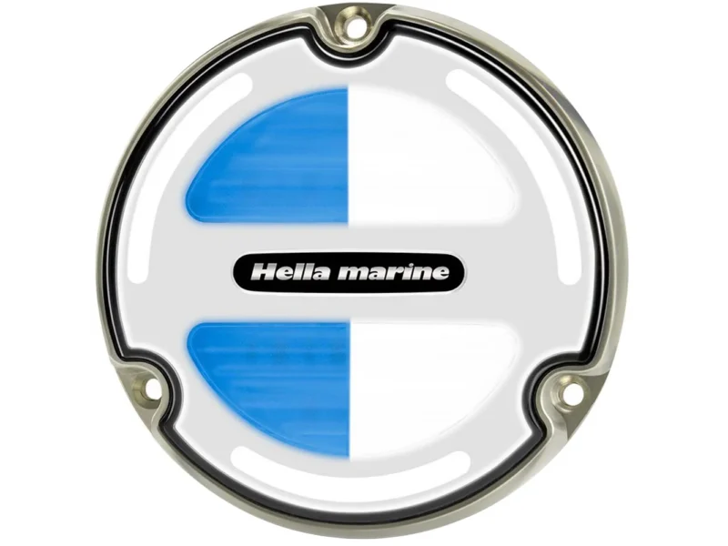 Hella Marine Apelo A3 White/Blue Underwater Light - Bronze - White Lens