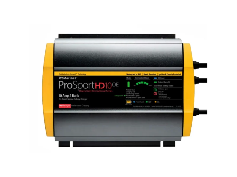 ProMariner ProSportHD 10 Gen 4 - 10 Amp - 2-Bank Battery Charger