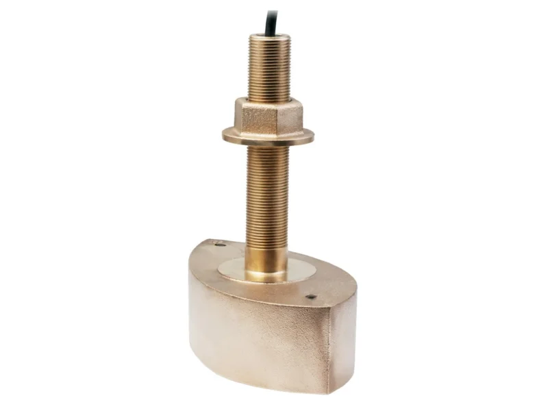 Echonautics Bronze Stem Thru-Hull CW Dual Frequency Transducer - 600W, 50/200kHz