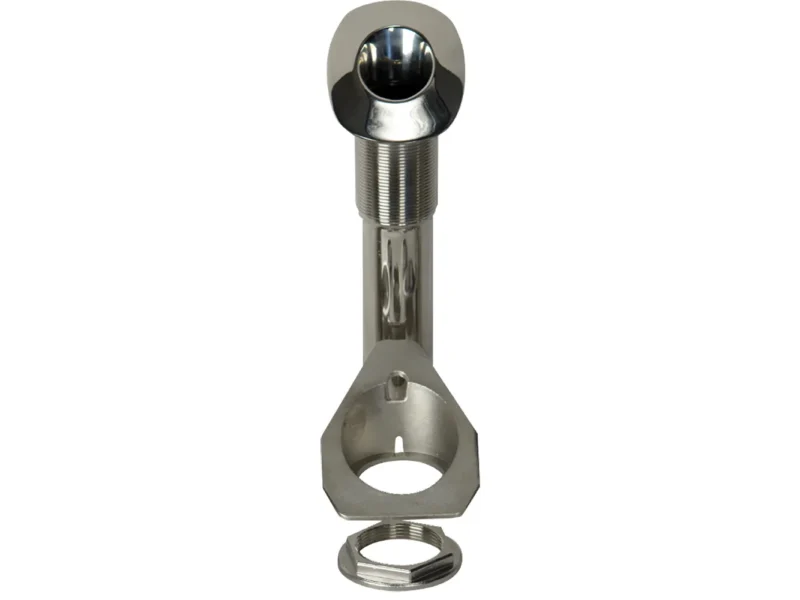 C.E. Smith 70 Series Screwless Flush Mount Rod Holder - 30 Degree - Stainless Steel - Cast Bottom - Black Liner - Boxed