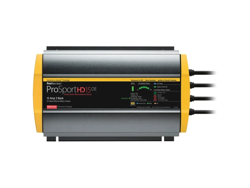 ProMariner ProSportHD 15 Gen 4 - 15 Amp - 3-Bank Battery Charger