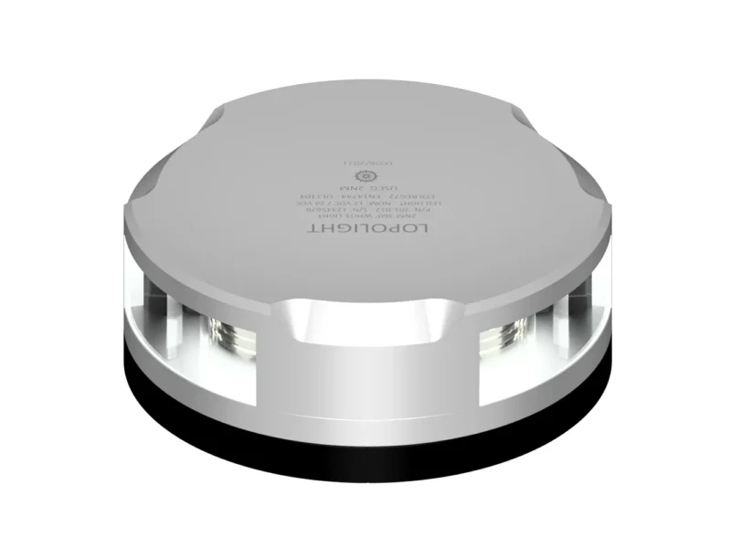 Lopolight Masthead/360-Degree Light - 3NM - Silver Housing w/FB Base