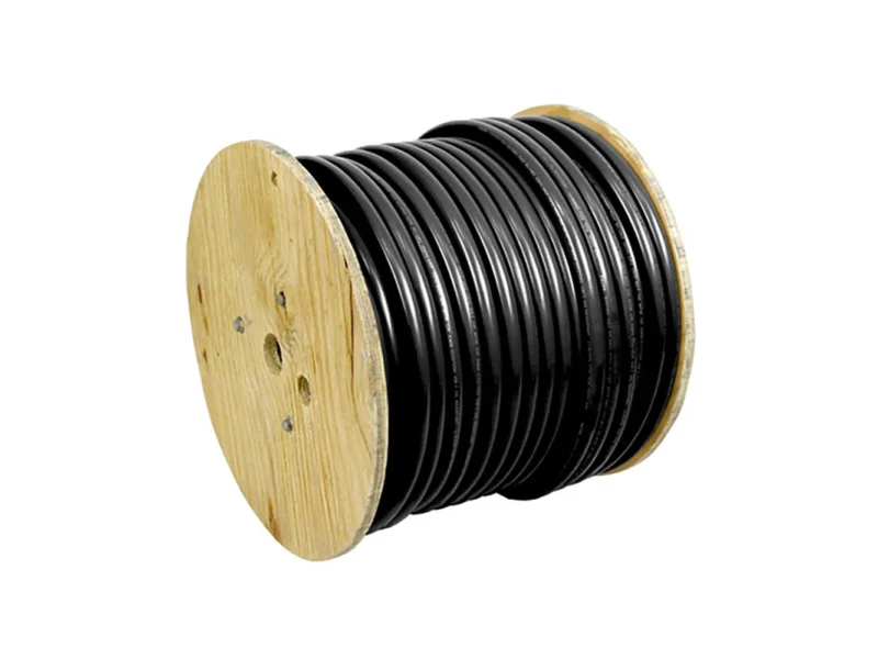 Pacer Black 1/0 AWG Battery Cable - 250'