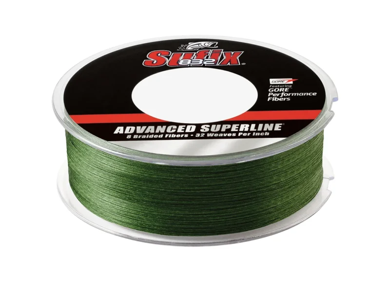 Sufix 832 Braid - 65lb - Low-Vis Green - 600 yds