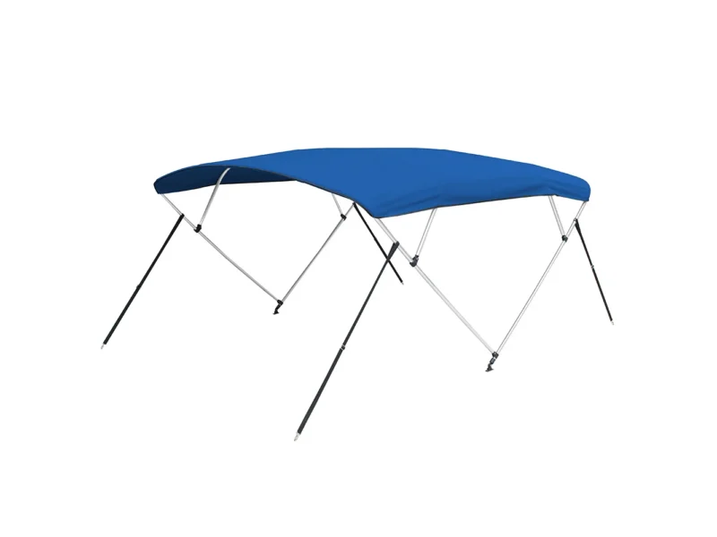 Carver 3 Bow 5487U Bimini Top with Boot - Pacific Blue Acrylic