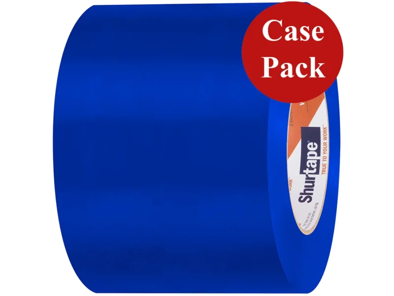 Shurtape UV-Resistant Marine Heat Shrink Tape - 96MM x 55M Roll - Straight Edge Blue *Case of 12 Rolls*