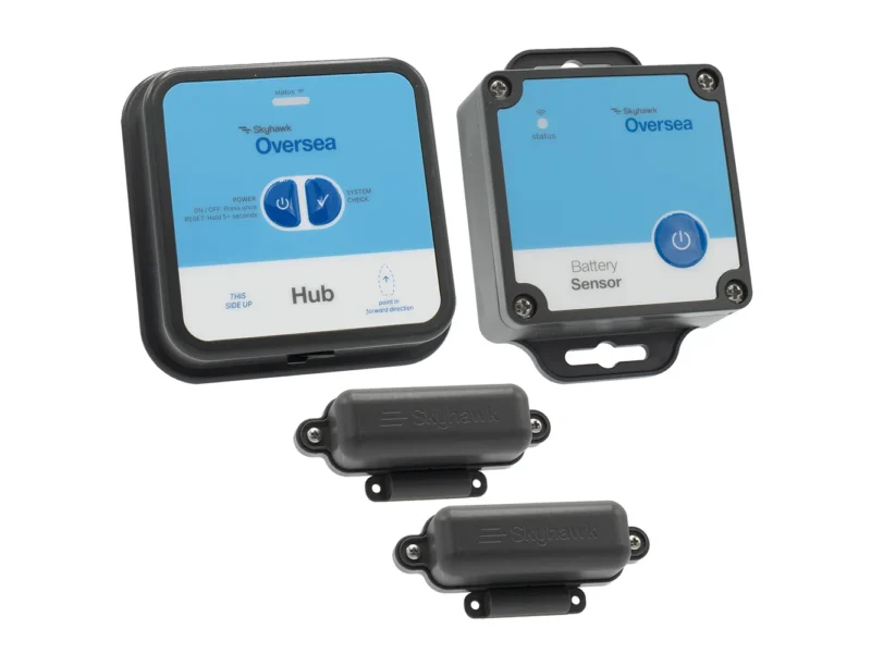 Skyhawk Oversea Pontoon Bundle Hub - 1 Oversea Hub, 1 Battery Sensor & 2 Entry Sensors