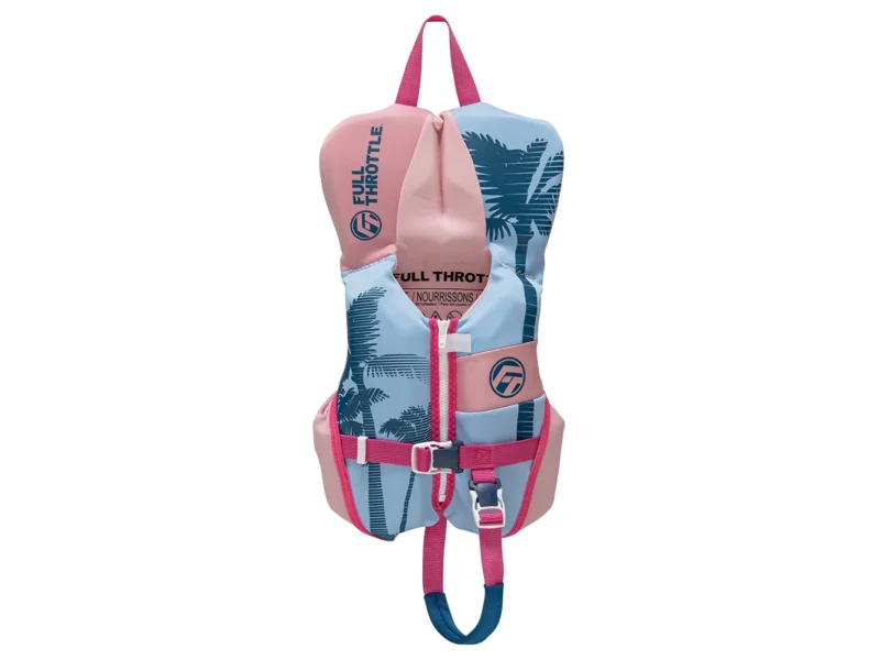 Full Throttle Infant Rapid-Dry Flex-Back Life Jacket - Pink