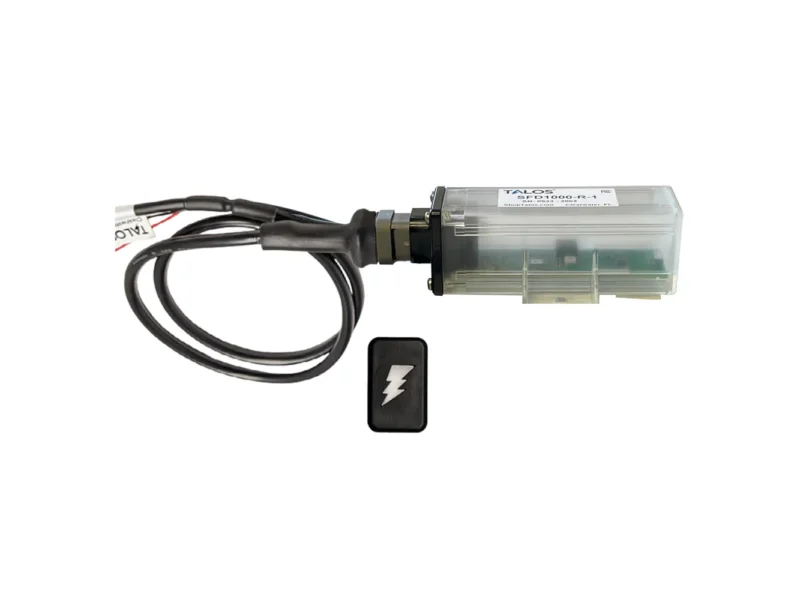 TALOS Remote Housing Lightning Detection System w/20' Cable - Black Rectangular Indicator w/Translucent Housing