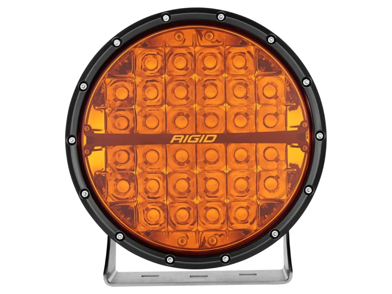 RIGID Industries 360-Series Amber Pro 9" Offroad Spot Beam w/Amber Backlight Pod - Single