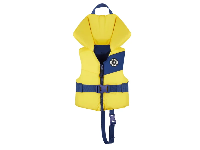 Mustang Lil' Legends Child Foam Vest - Yellow/Navy