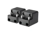 PTM Edge Board Rack Mount - 4 Bolt - Black - Pair
