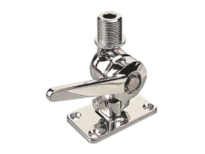 Sea-Dog Adjustable Antenna Base - Die Cast Zinc Chrome Plated
