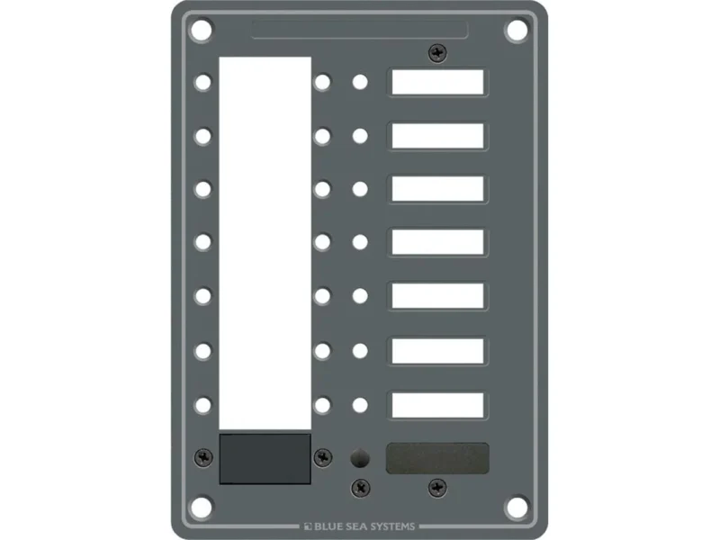 Blue Sea 8087 8 Position DC C-Series Panel - Blank