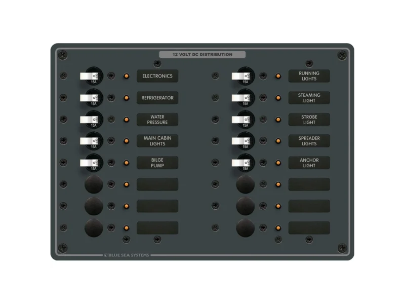 Blue Sea 8377 Panel DC 16 Position