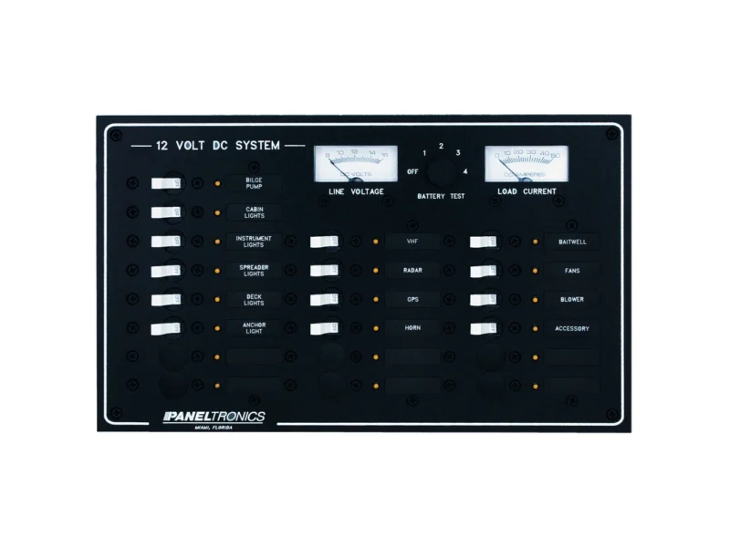 Paneltronics Standard DC 20 Position Breaker Panel & Meter