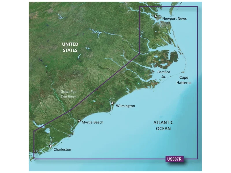 Garmin BlueChart® g3 Vision® HD - VUS007R - Norfolk - Charleston - microSD™/SD™