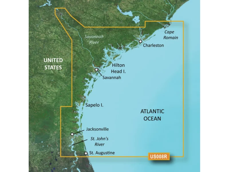 Garmin BlueChart® g3 Vision® HD - VUS008R - Charleston to Jacksonville - microSD™/SD™