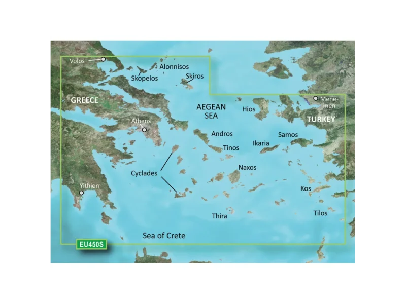 Garmin BlueChart® g3 Vision® HD - VEU450S - Athens & Cyclades - microSD™/SD™