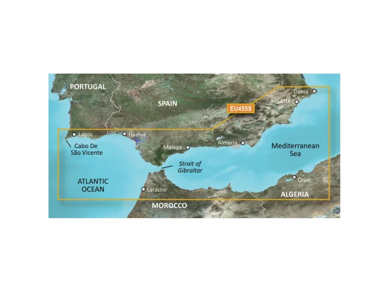 Garmin BlueChart® g3 Vision® HD - VEU455S - Alicante to Cabo de Sao Vicente - microSD™/SD™