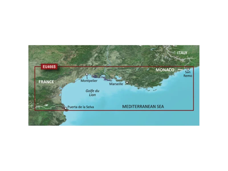 Garmin BlueChart® g3 Vision® HD - VEU466S - Golfe Du Lion to San Remo - microSD™/SD™