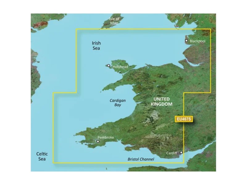 Garmin BlueChart® g3 Vision® HD - VEU467S - Blackpool to Cardiff - microSD™/SD™