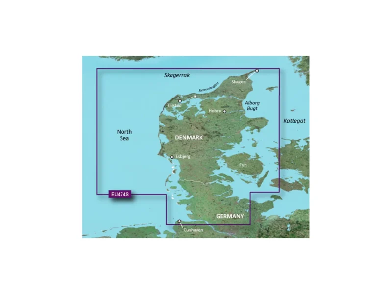 Garmin BlueChart® g3 Vision® HD - VEU474S - Alborg to the Eider - microSD™/SD™