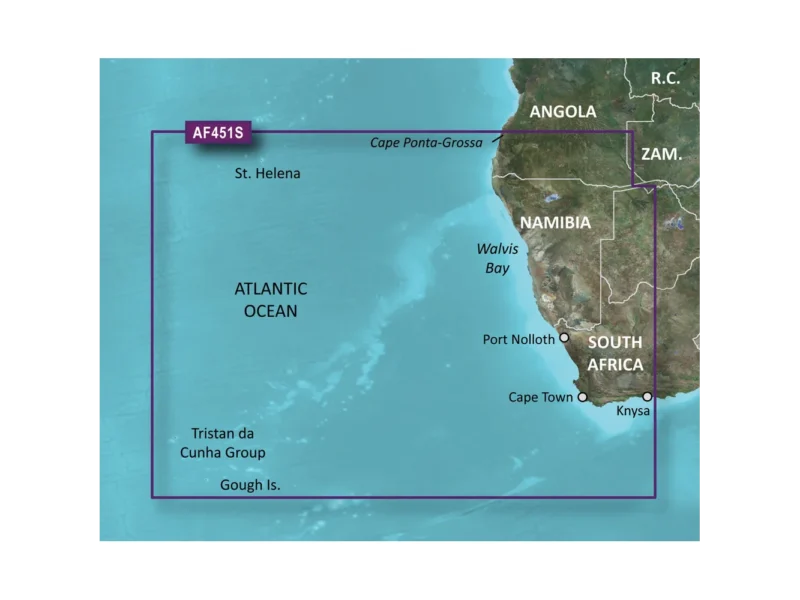 Garmin BlueChart® g3 Vision® HD - VAF451S - Namibia - Knysna, SA - microSD™/SD™