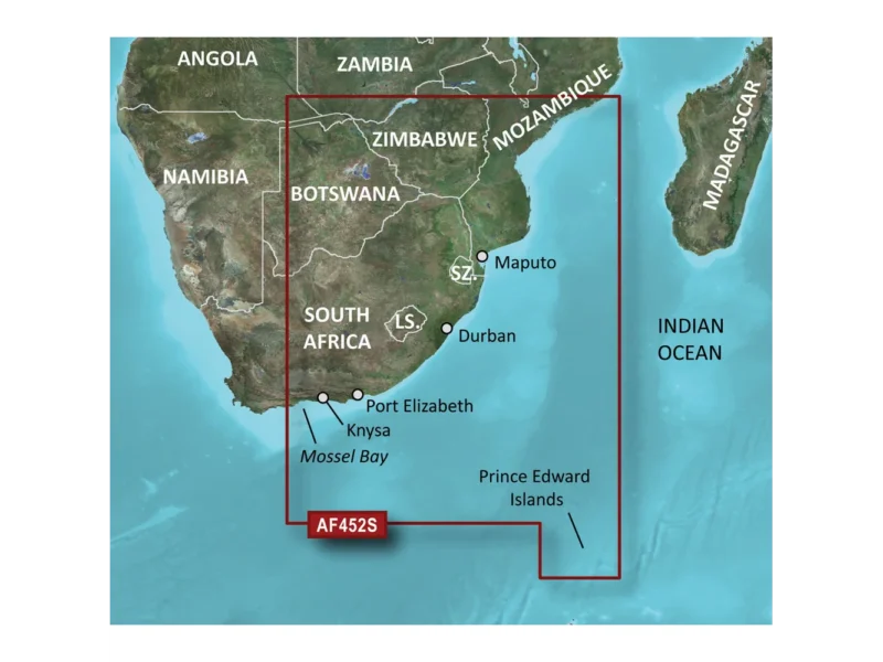 Garmin BlueChart® g3 Vision® HD - VAF452S - Knysna, SA to Beira, MZ - microSD™/SD™