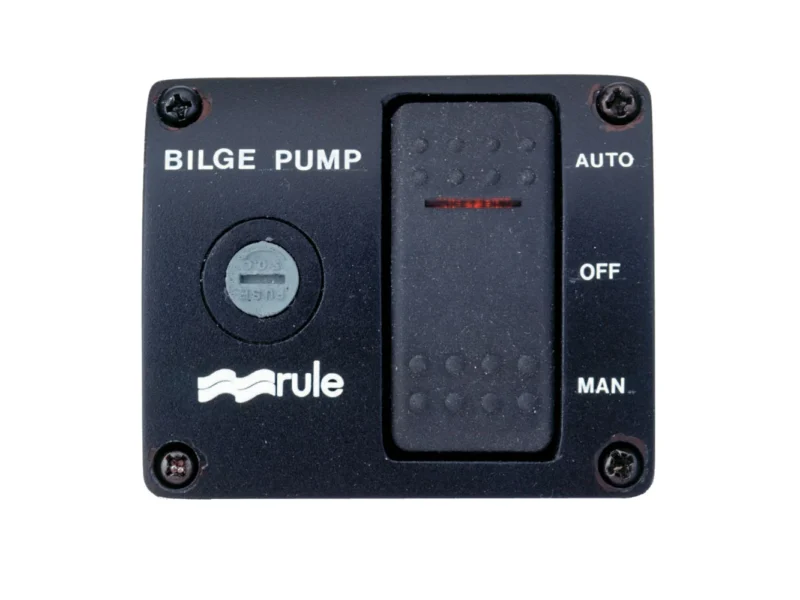 Rule Deluxe 3-Way Lighted Rocker Panel Switch